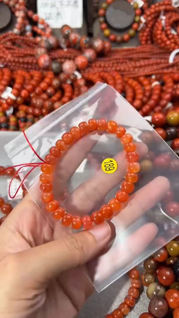 南红玛瑙手串未镶嵌8