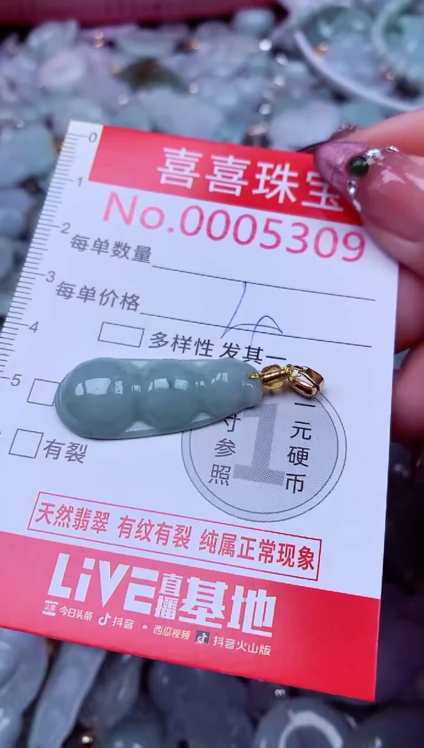 吊坠(不含链)未镶嵌翡翠5309