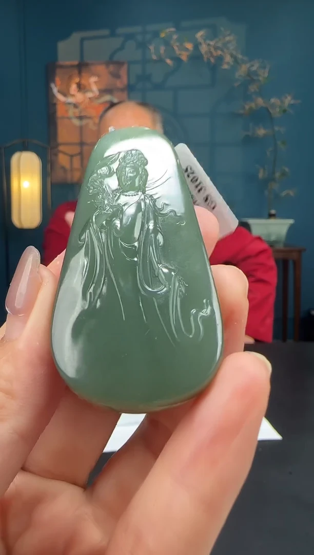 和田玉未镶嵌吊坠(不含链)玉圣珠宝和田玉吊坠33