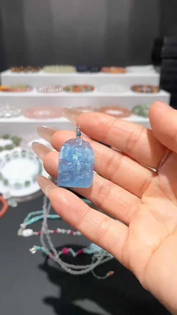 烟晶手链银S925镶嵌牵手2 发1