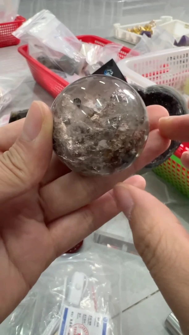 未镶嵌珠宝半成品水晶M078 约4.3cm