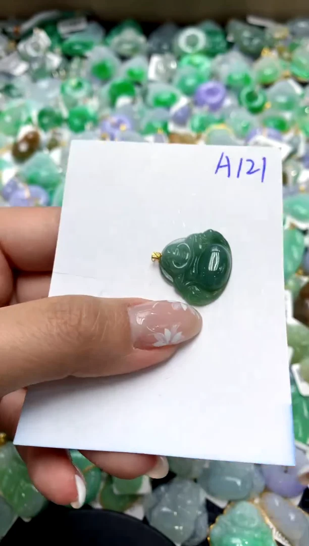 【闪购商品】翡翠颈饰18K金镶嵌1111111111111111111