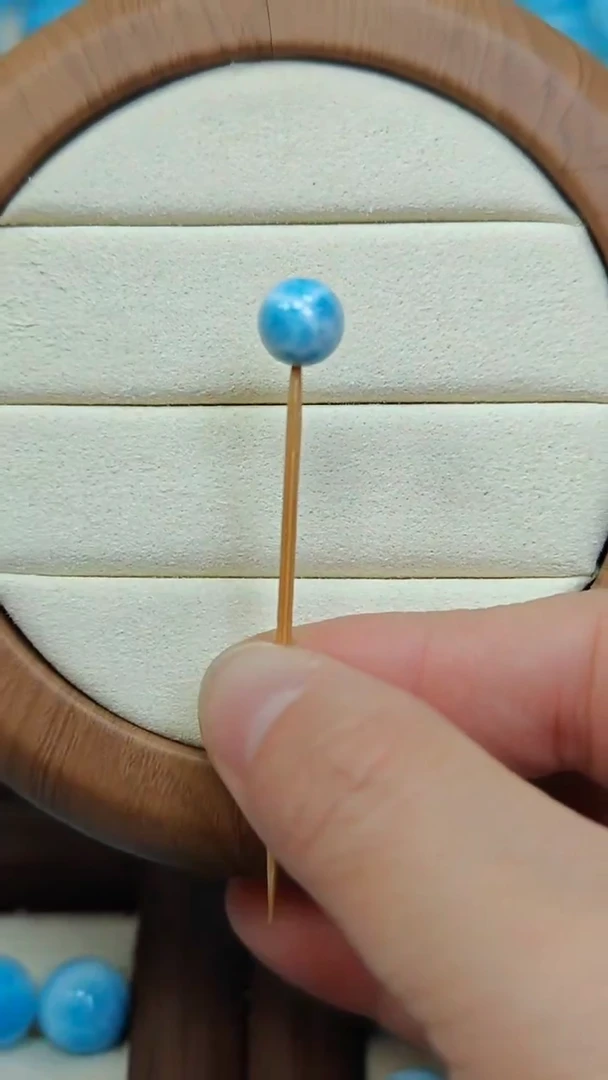 未镶嵌针钠钙石（海纹石）珠宝半成品1***s多样性发一