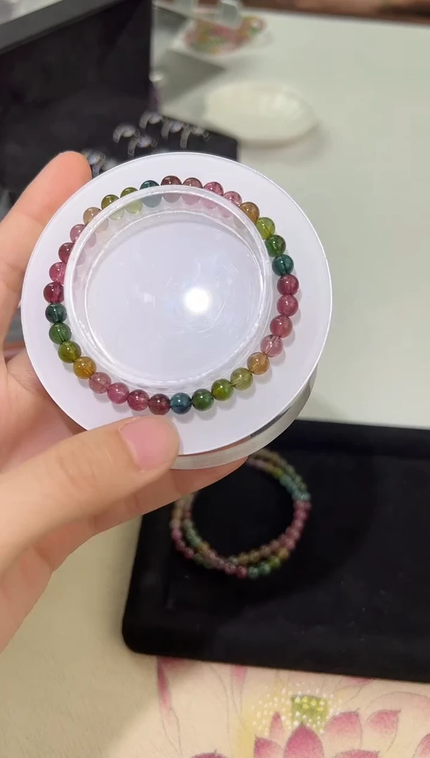 【闪购商品】碧玺手串未镶嵌0114s034多样性发一