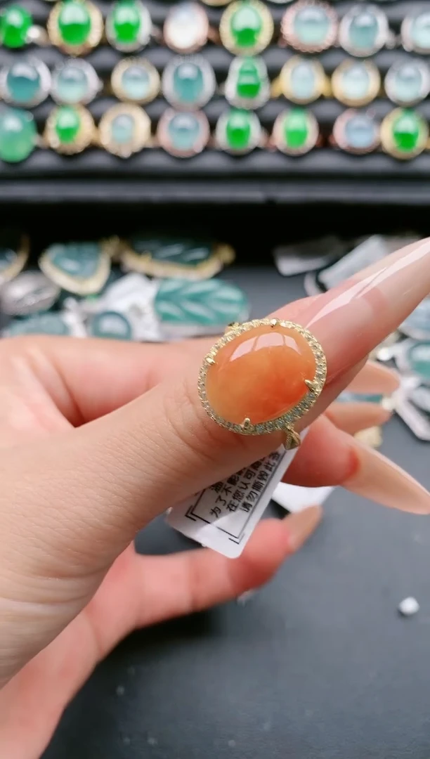 【闪购商品】翡翠戒指银S925镶嵌1111111