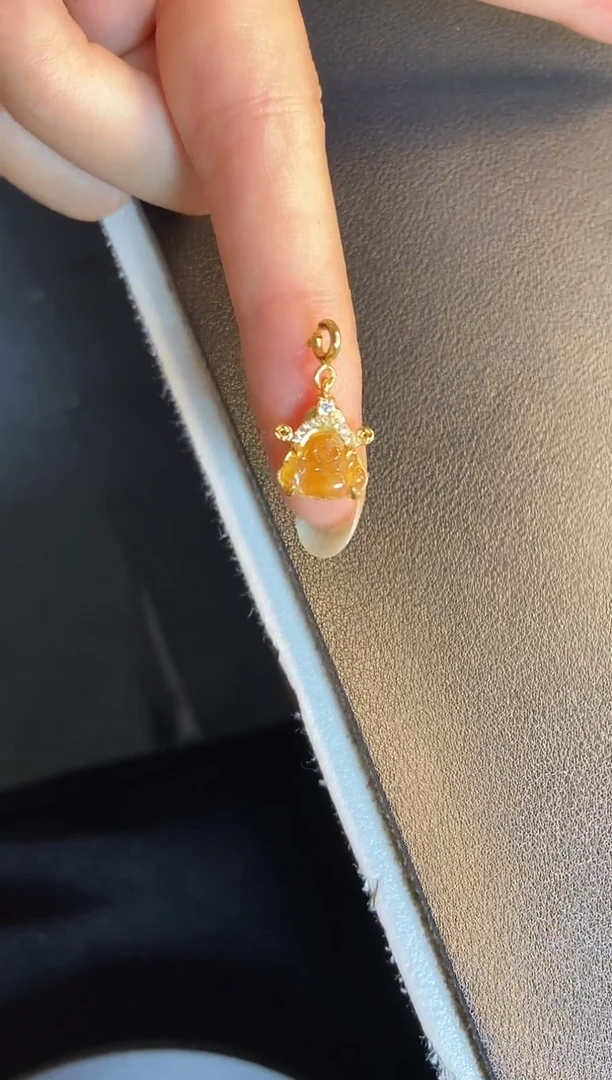 吊坠(不含链)银S925镶嵌翡翠1