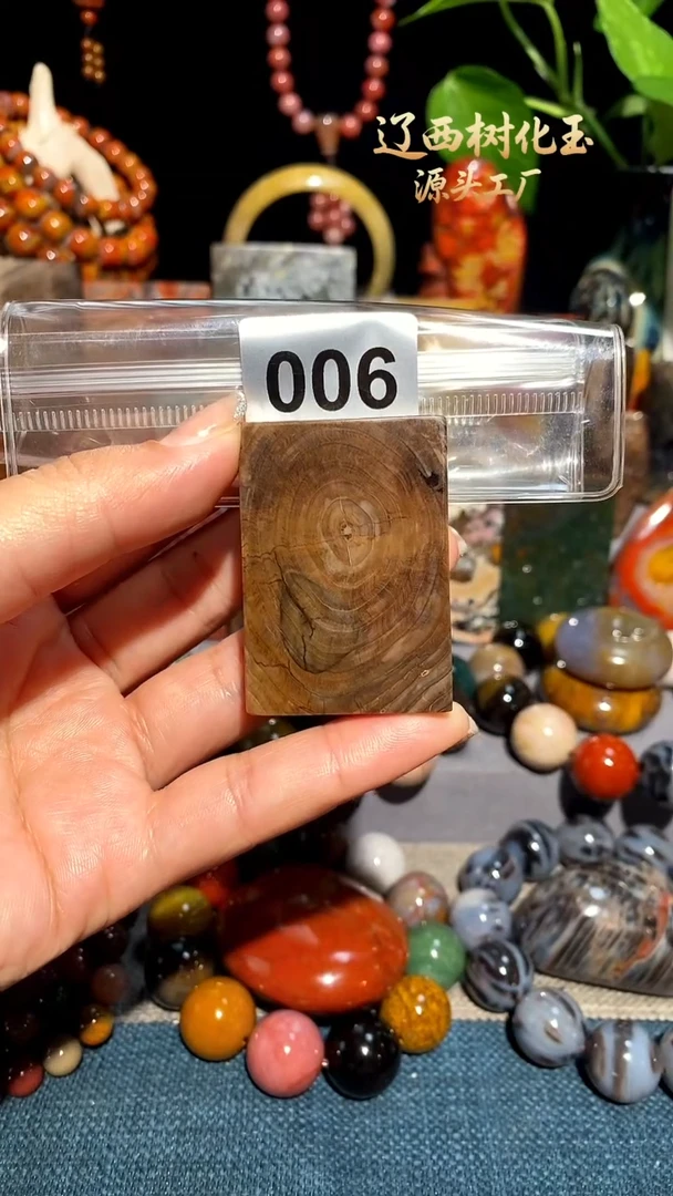 未镶嵌-硅化玉天然北票硅化玉吊坠