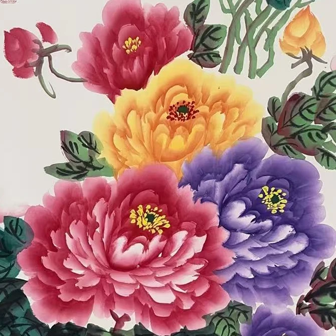 橱窗展示/齐派艺術/秦玉军/宣纸国画/带证书