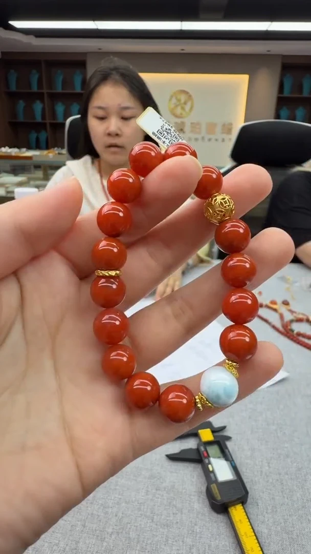 未镶嵌手链南红玛瑙84号秒拍 假一罚三