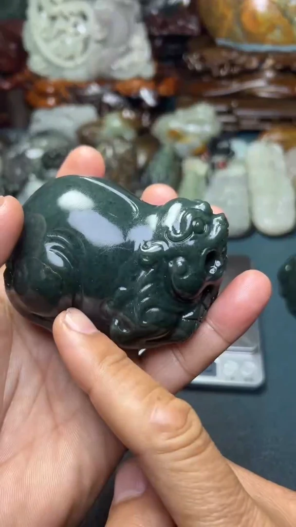 未镶嵌和田玉把件风**云-