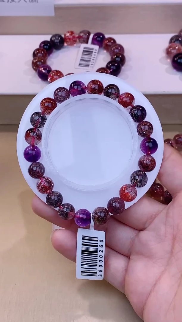 未镶嵌手链水晶?**呀黑加仑超七单圈9m+