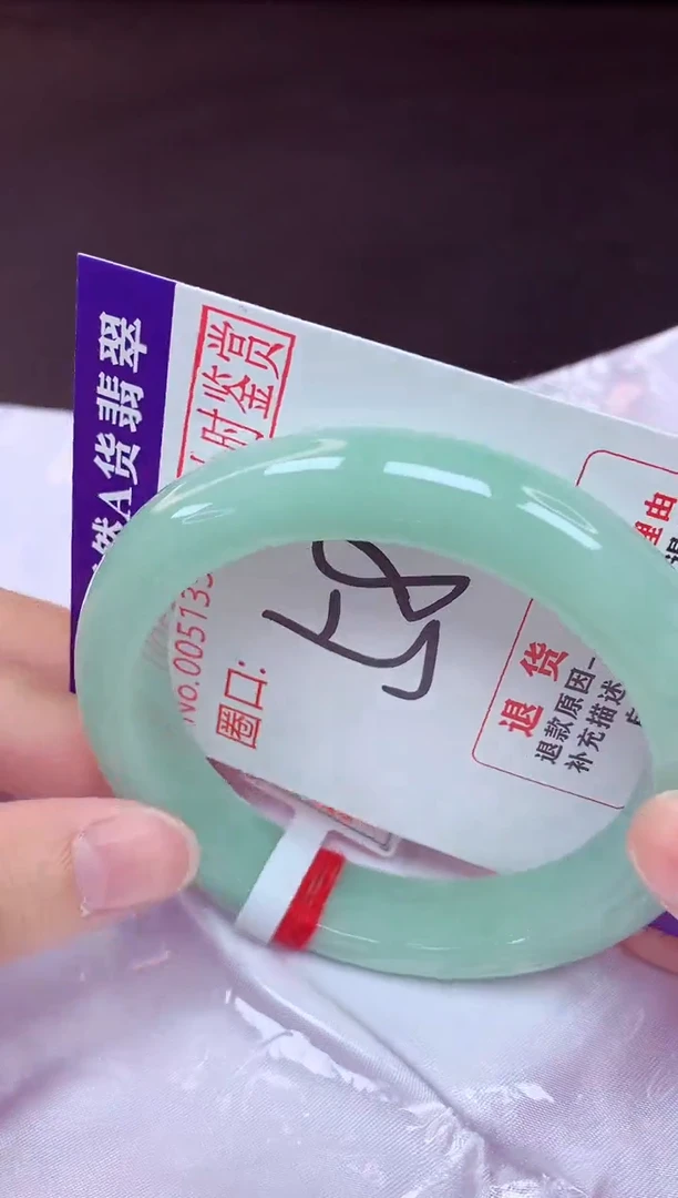 未镶嵌手镯翡翠58（48小时鉴赏期 ）