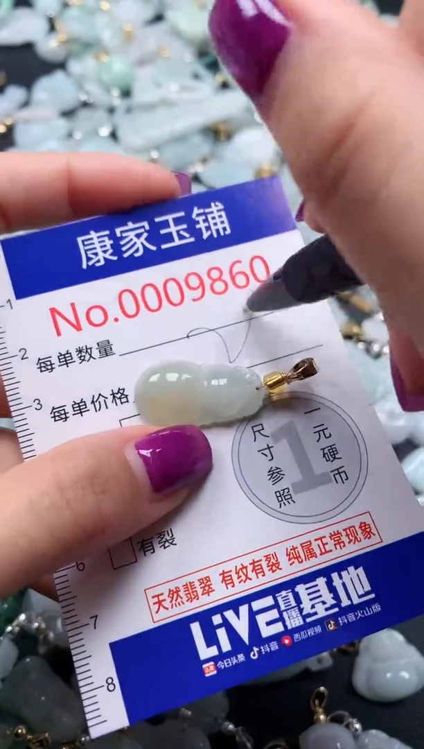 颈饰未镶嵌翡翠9860