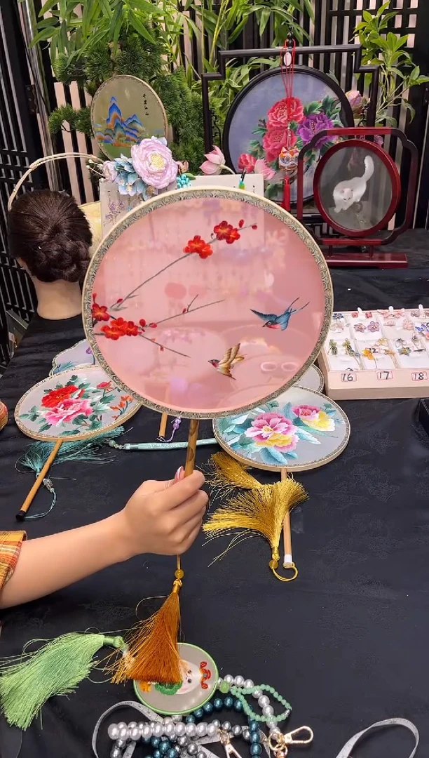 织绣爱**静非遗苏绣手工饰品