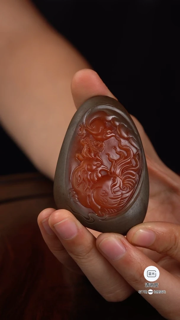 和田玉未镶嵌把件东*吉祥如意