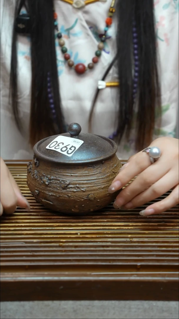 万古烧粗陶手工茶具