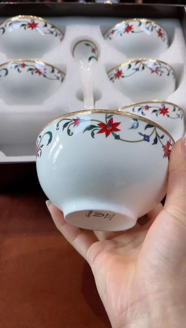 【闪购商品】瓷片美丽花园6碗勺······