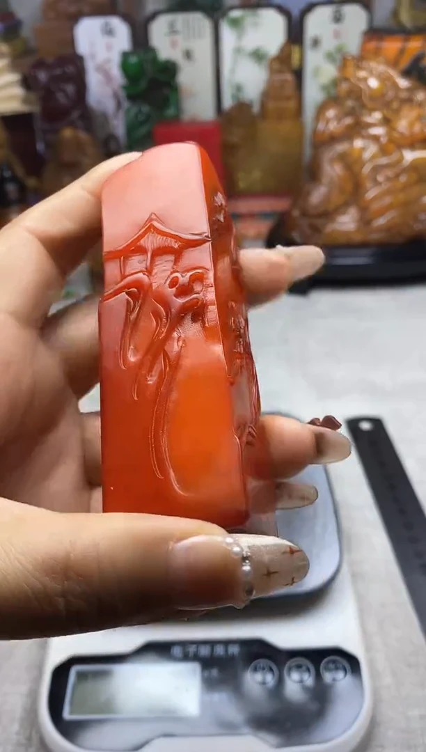 寿山石印石纯天然石料