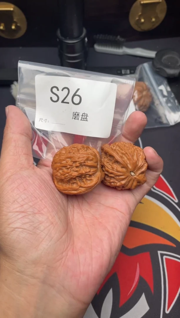 吊坠文玩核桃磨盘39