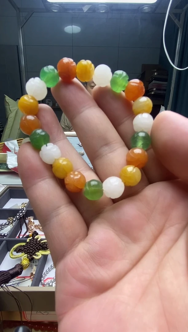 未镶嵌手串玛瑙/玉髓多宝手串