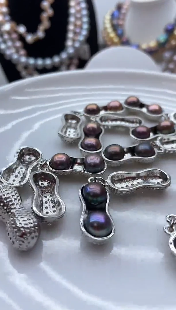 【闪购商品】淡水珍珠颈饰钛钢74