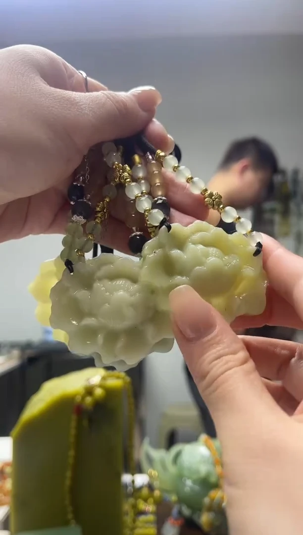 未镶嵌岫玉颈饰多样性发货 拍一发一