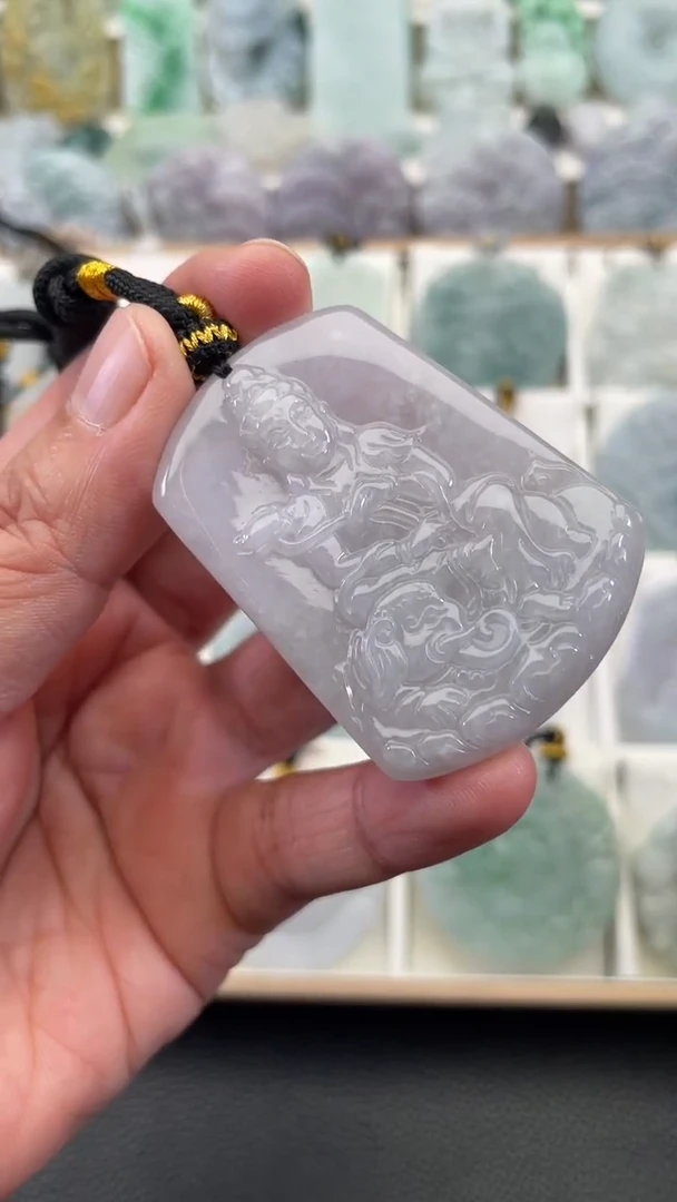 颈饰未镶嵌翡翠天然缅甸翡翠A货58