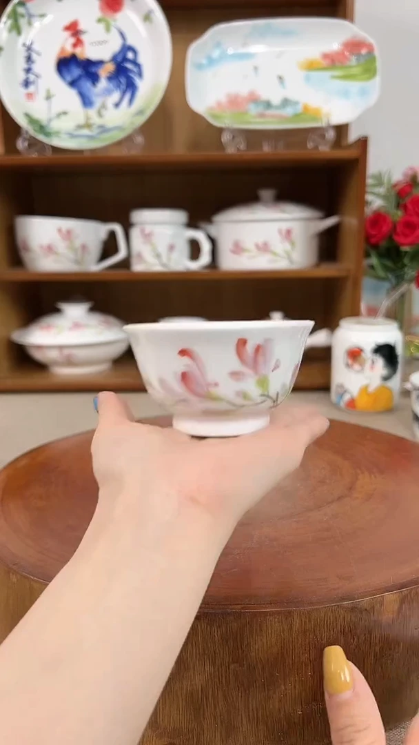 摆件景德镇手工手绘陶瓷