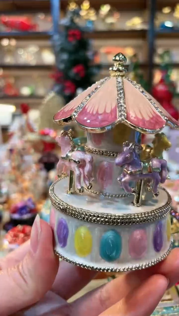 【闪购商品】精致珐琅彩首饰盒