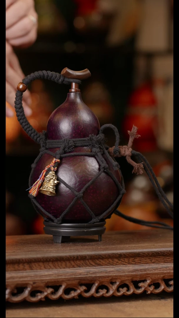 229号精品天然大漆酒葫芦一物一拍~