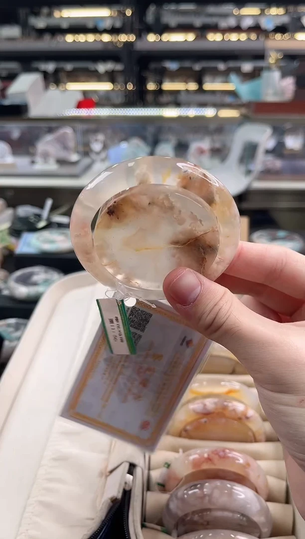 未镶嵌手镯石英质玉56圈口 （赠品镯心）334407