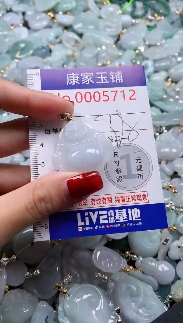 翡翠未镶嵌吊坠(不含链)5712