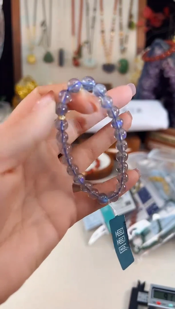 18K金镶嵌手链长石@@F921G018561