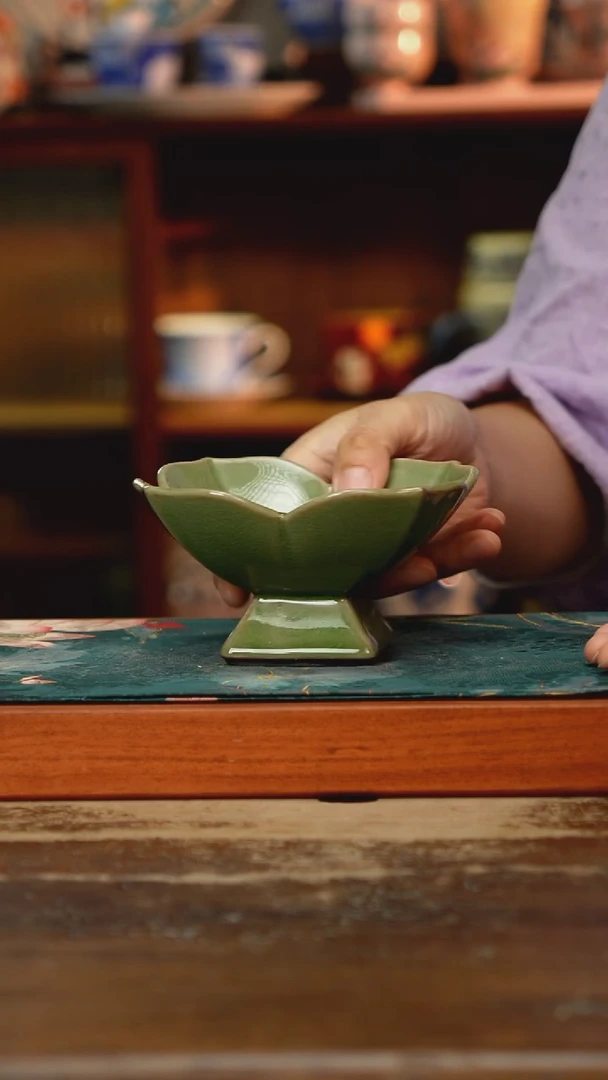 杯子景德镇纯手工釉下彩精品茶具水杯