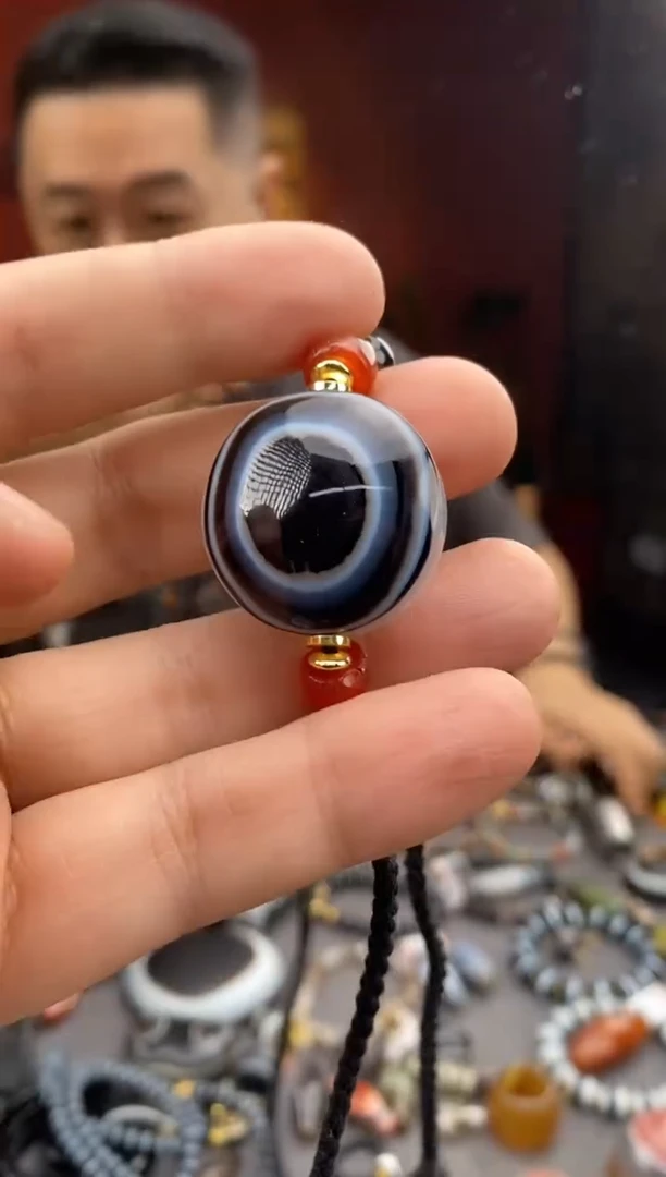 玛瑙/玉髓颈饰未镶嵌-1109 -63 天然的 多样性发