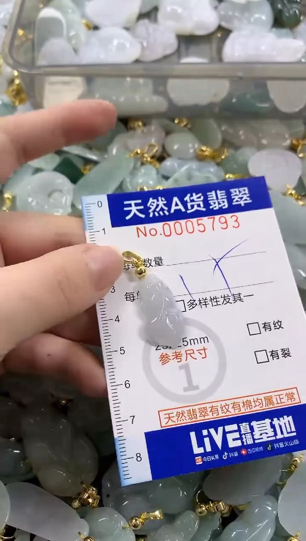颈饰未镶嵌翡翠天然A货翡翠
