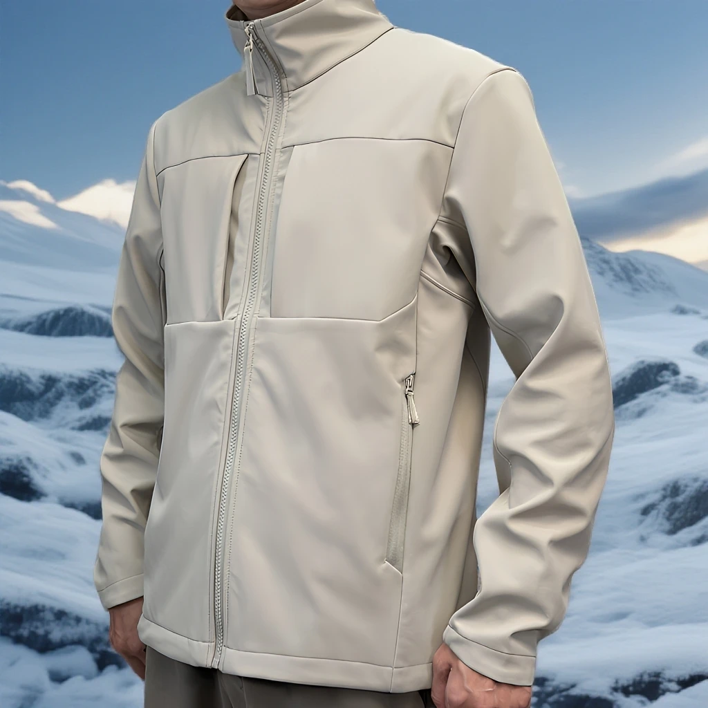 TGB-H25加厚加绒发热保暖防水防风户外功能性冬季软壳夹克外套