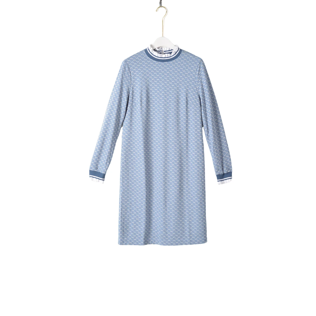 GPE2【专柜捡漏】深圳高端时尚女装YYB-连衣裙6121-灰蓝