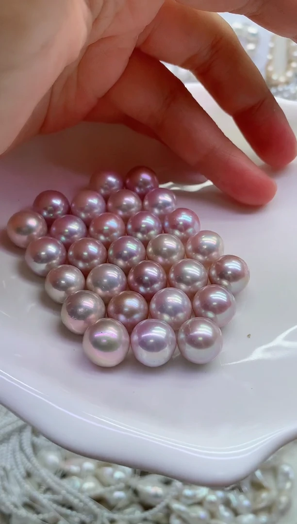 未镶嵌淡水珍珠裸珠半空无配件多样性发其一，非无暇