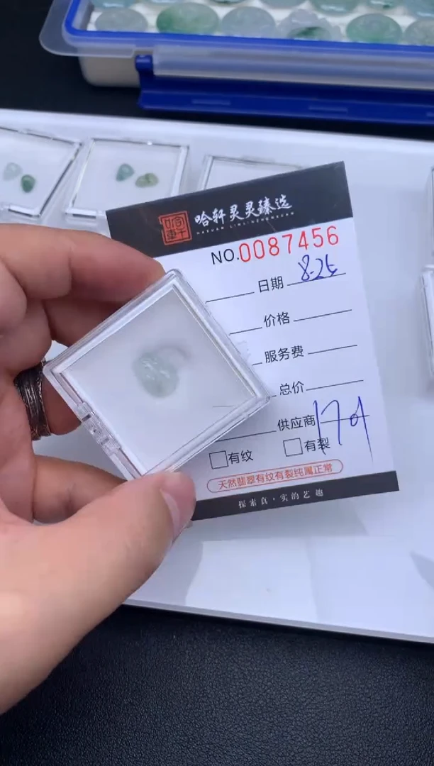 吊坠(不含链)未镶嵌翡翠哈轩   裸石1套