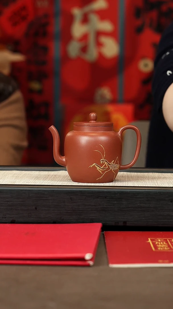 【闪购商品】紫砂茶壶【P038】莲子