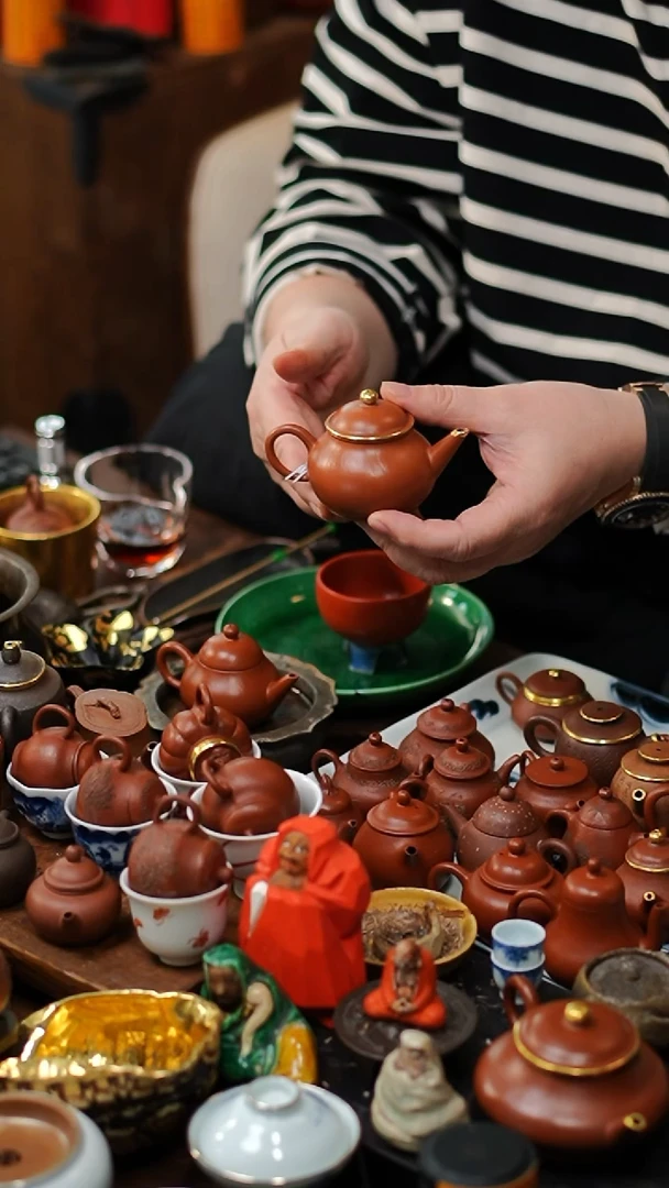 闪购60 60CC 包金小茶壶功夫茶道具