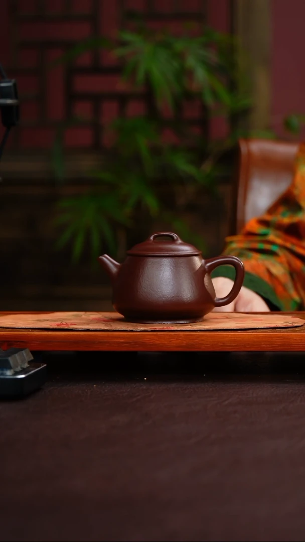 茶壶紫砂紫袍玉砂 瓢饮