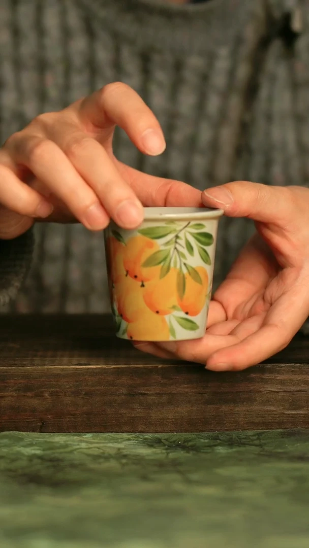 釉下彩手工手绘瓷器青诗集手工手绘瓷器