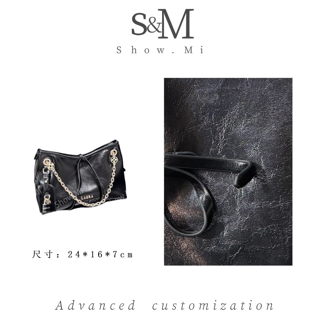【Show Mi】SD-5378-黑色-轻奢小众时尚百搭女士包包