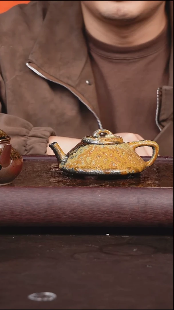 茶壶紫砂柴烧 壶