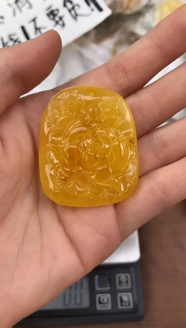 裸石琥珀未镶嵌天然琥珀蜜蜡