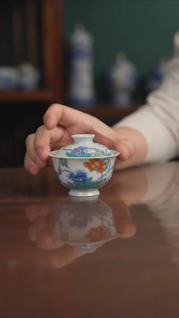 空山明月 新斗彩 虞美人