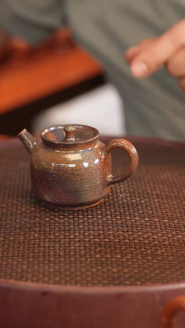 茶壶紫砂原矿手工制作21