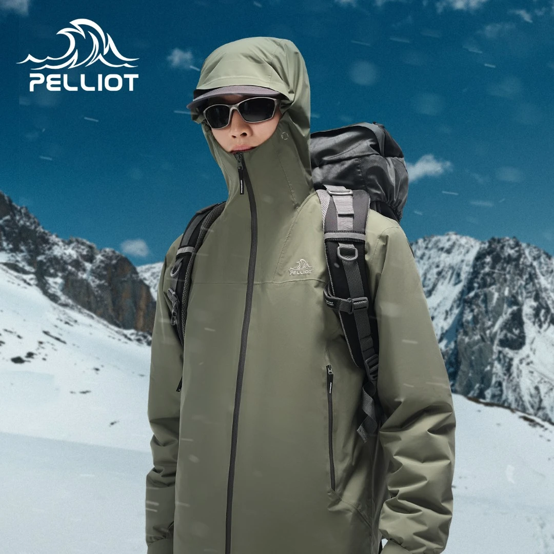 【P系列】伯希和户外金标P棉冲锋衣25新款Dermizax防水保暖登山服